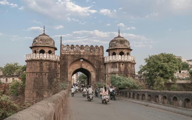 Discover the iconic Bhadkal Gate in Aurangabad, a historical gateway with intricate architecture.