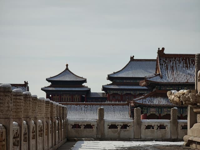 雪后故宫
