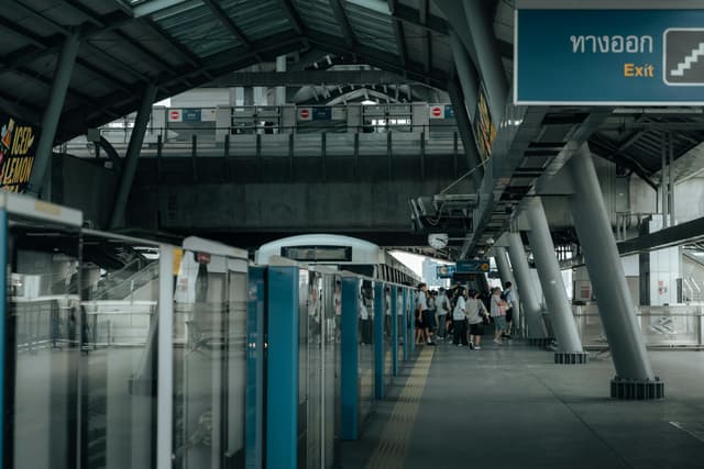 Sky train station